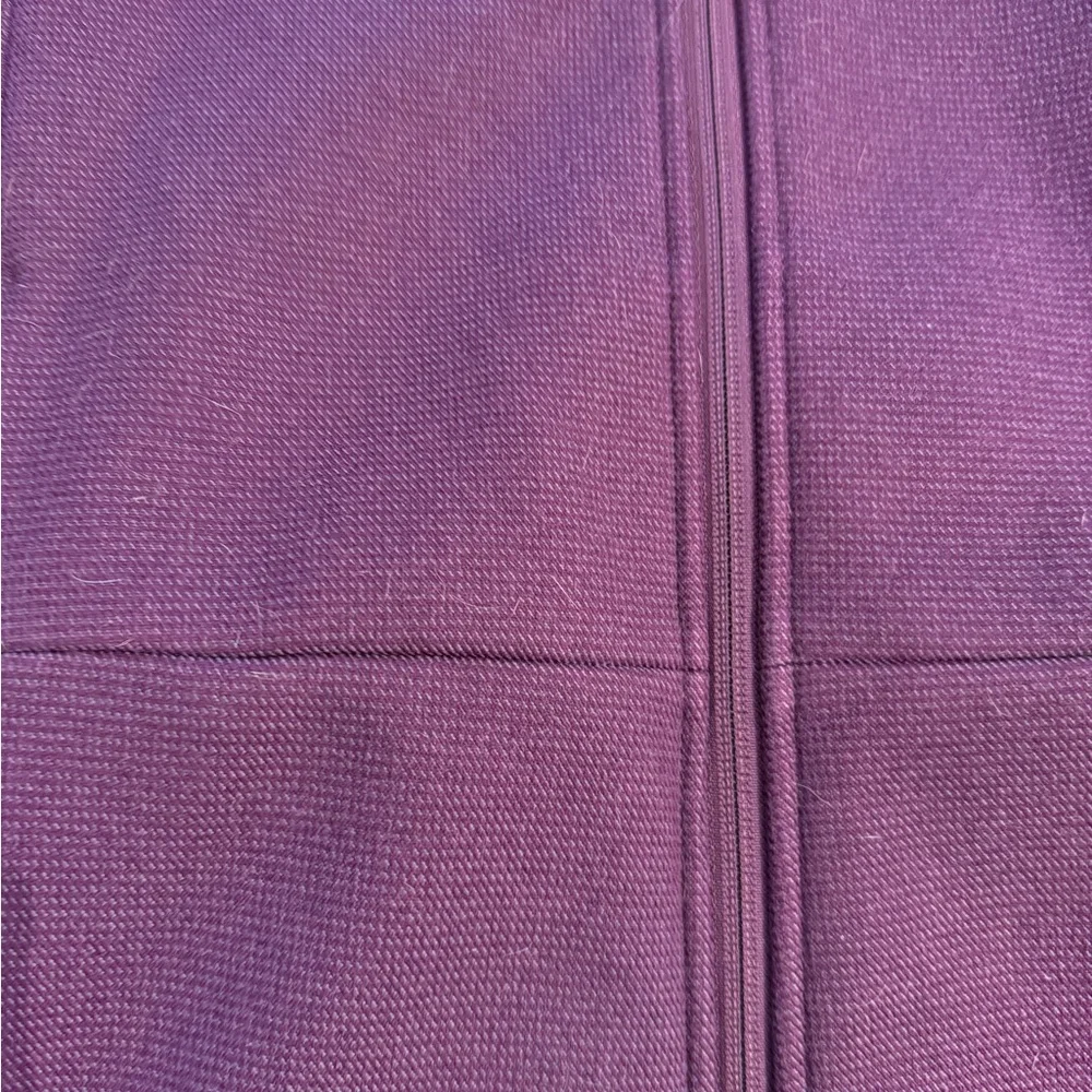 Lululemon Athletica Purple Trench Coat with High Collar - Picture 12 of 14